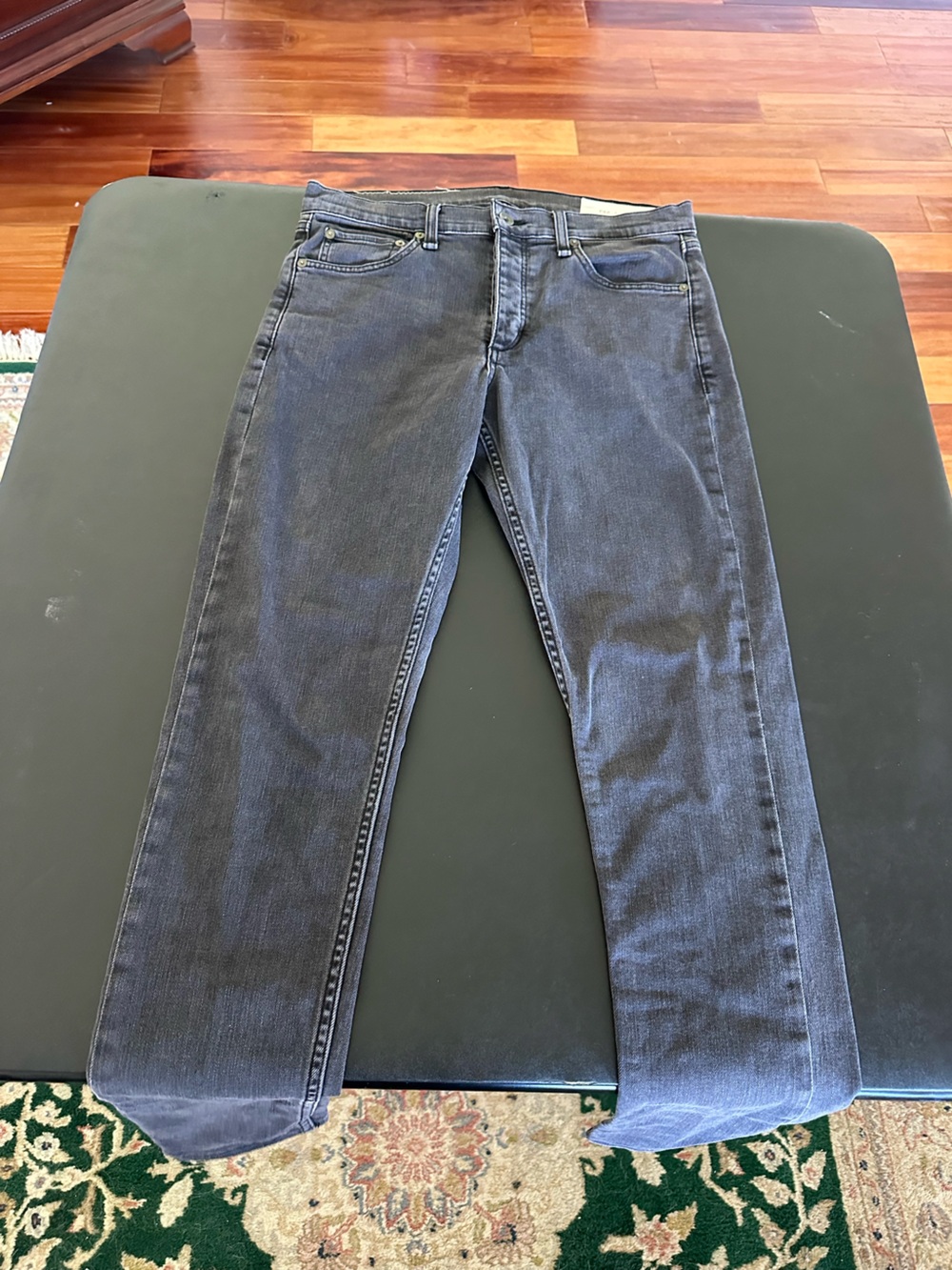 Rag & Bone Fit 1 Extra Slim Men's Classic Dark Gray Jeans Waist 31